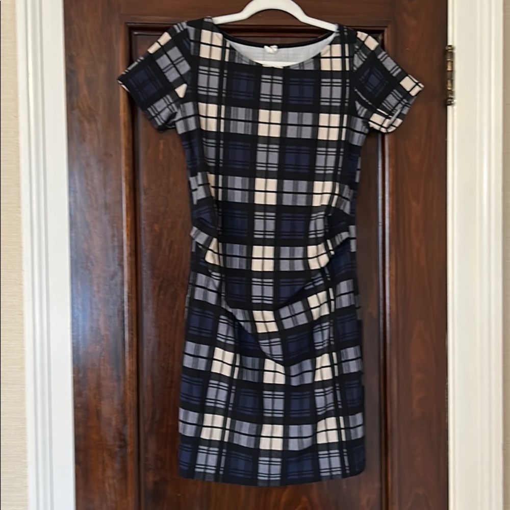 Pink blush maternity dress - blue/black Sz small